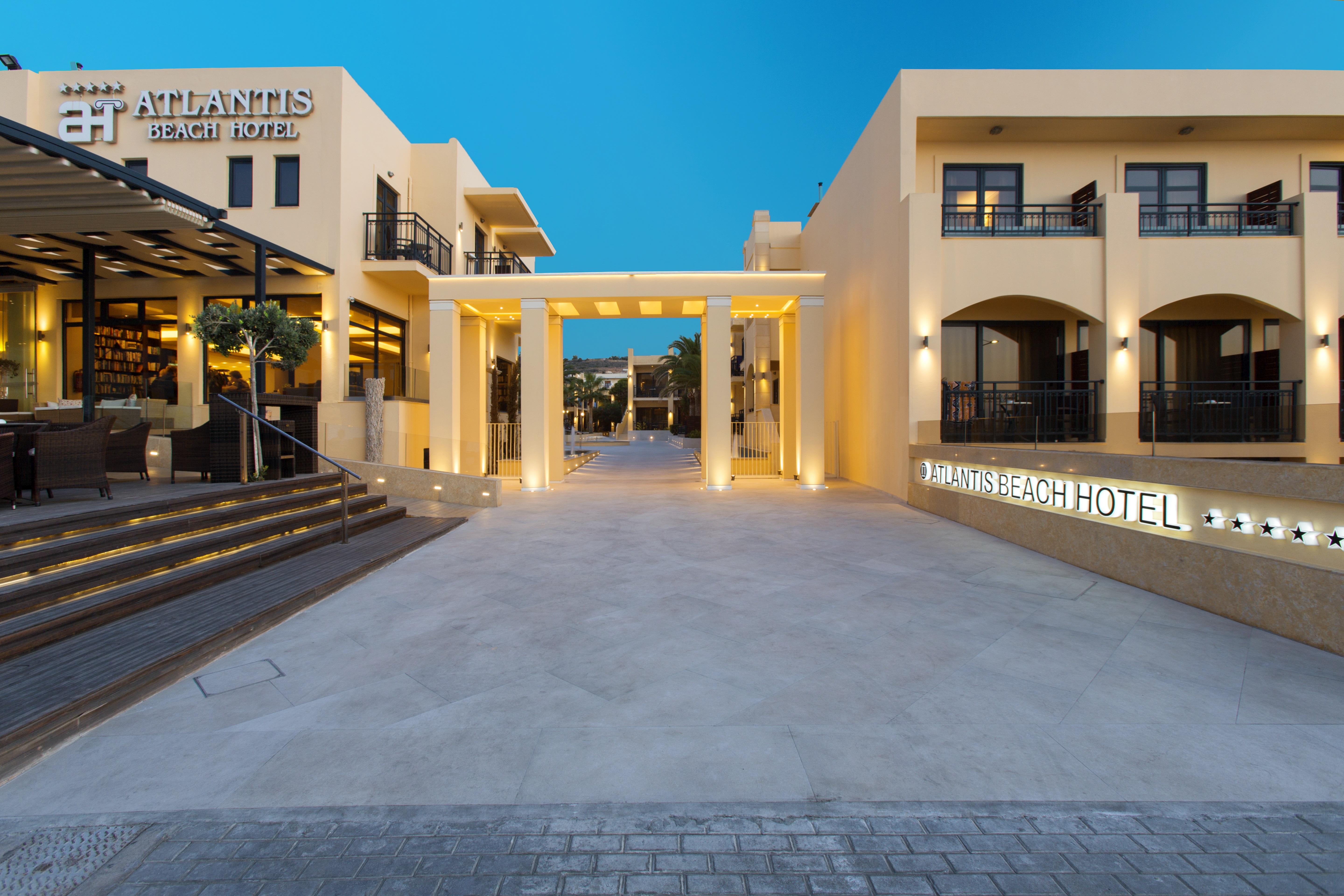 Atlantis Beach Hotel Rethymnon Exterior foto