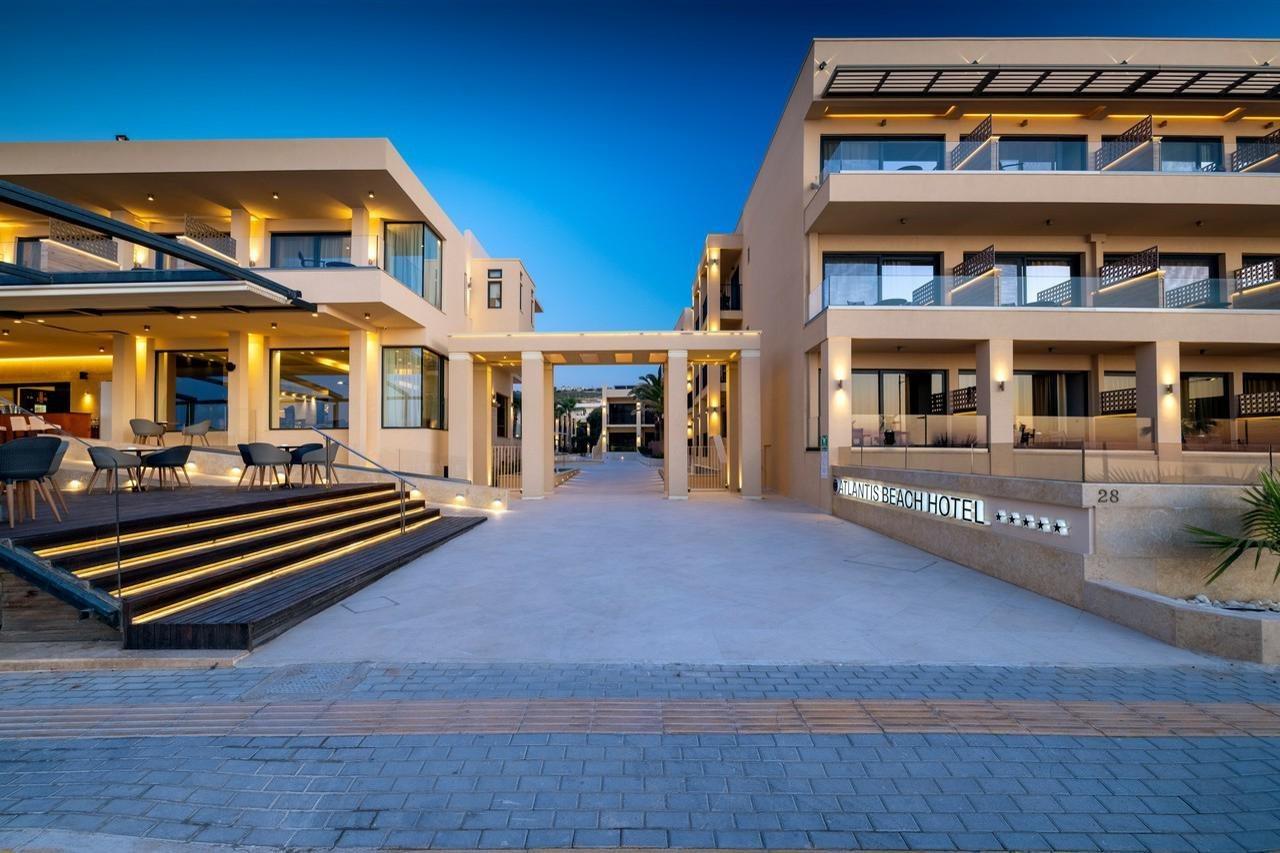 Atlantis Beach Hotel Rethymnon Exterior foto